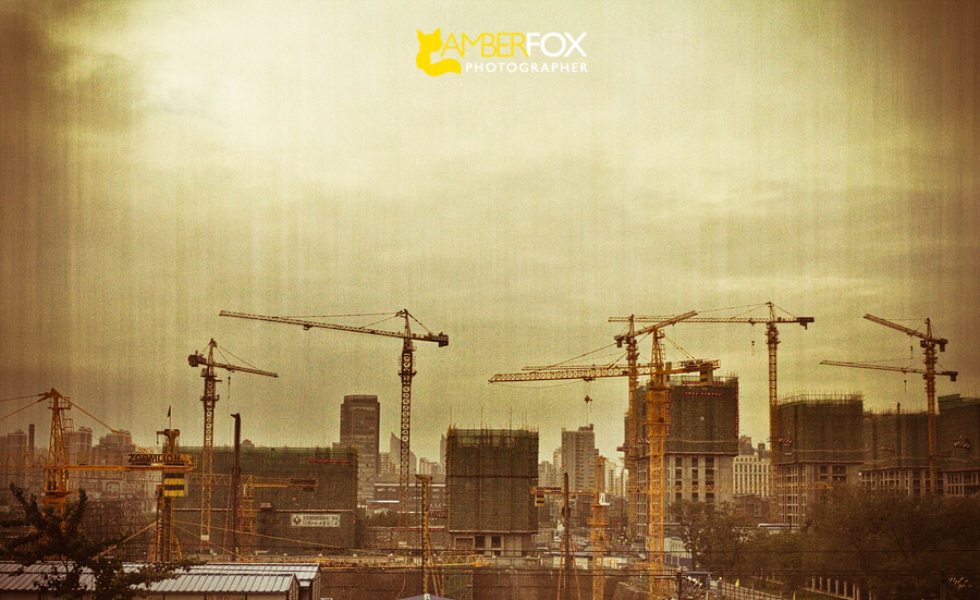 Beijing Construction Boom, Amber Fox Photographer