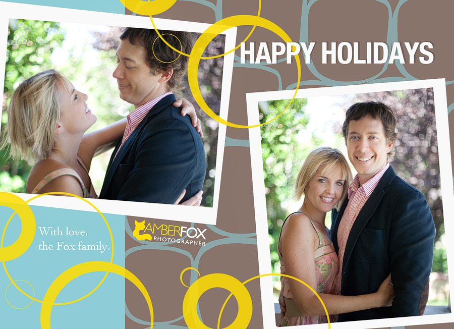 Amber Fox Photographer, Holiday Cards