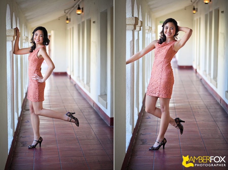 Senior Portrait Photographer, Amber Fox Photographer, created a styled shoot for Pia, a OCSA Class of 2013 Senior