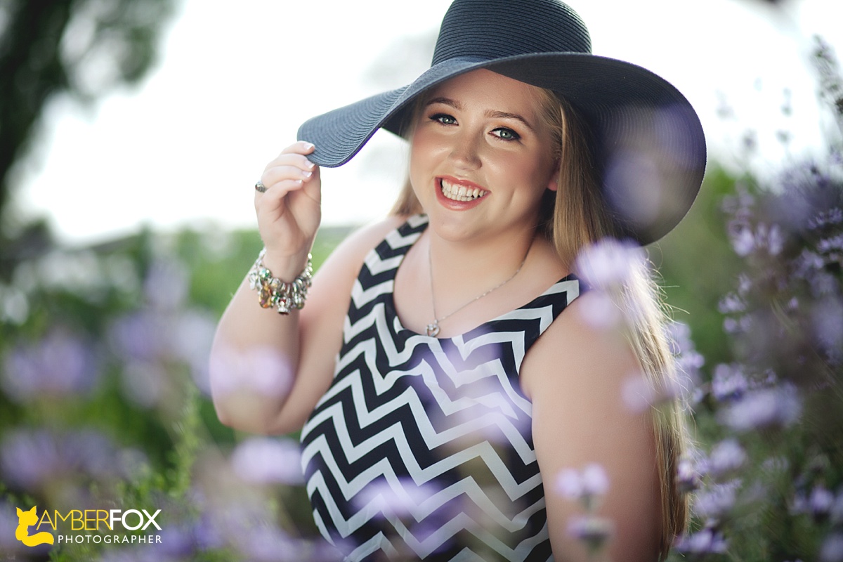 Amber Fox Photographer, Senior Pictures in flowers, Senior Pictures in Orange County