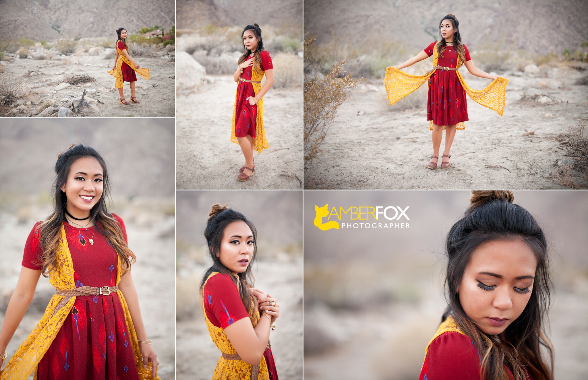 Amber Fox Photo, Palm Spring Desert Shoot, OC Senior Pictures