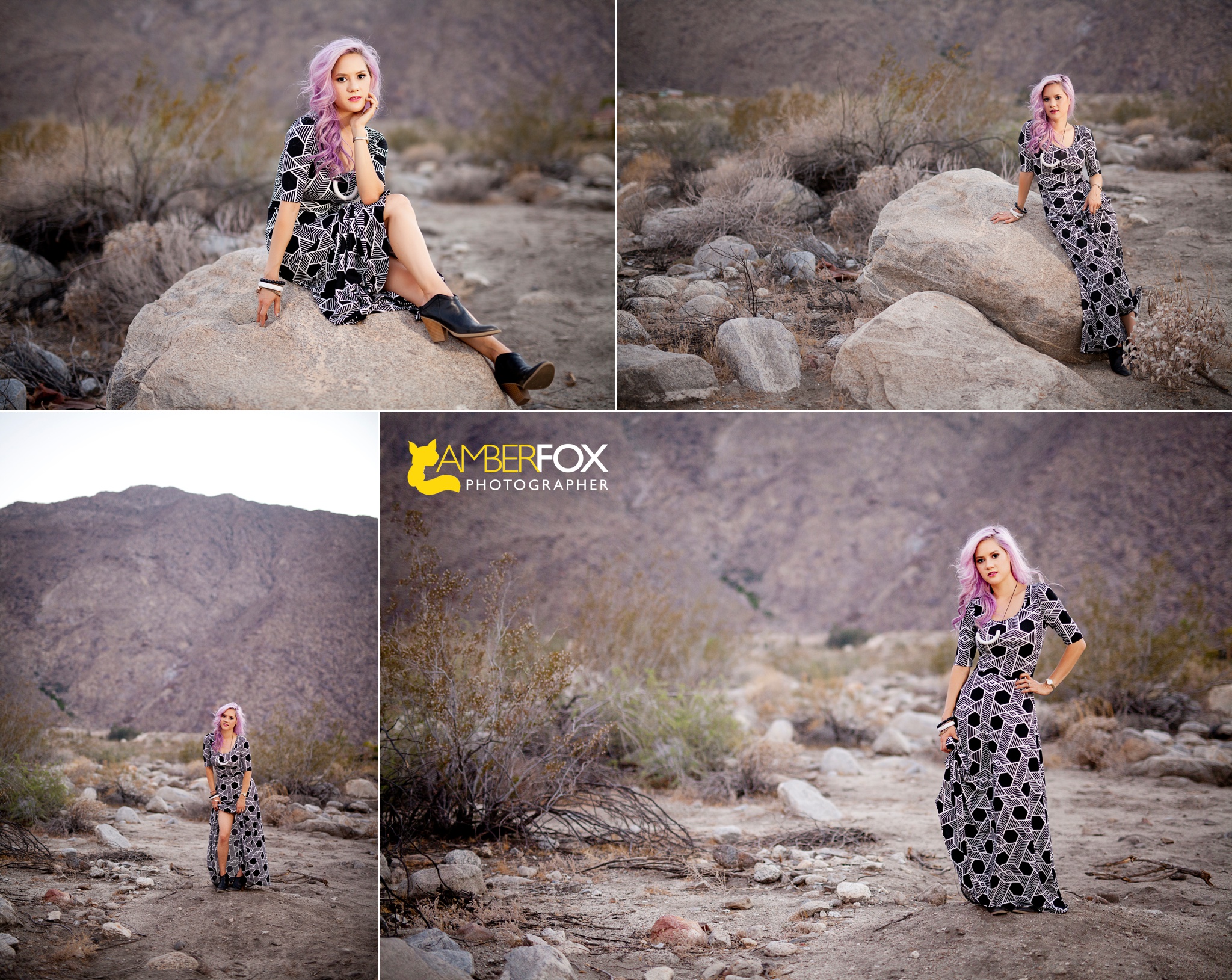 Amber Fox Photo, Palm Spring Desert Shoot, OC Senior Photographer